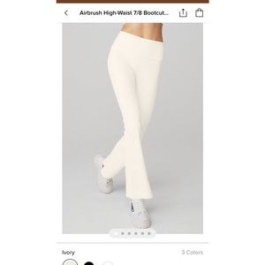 Alo yoga airbrush 7/8 bootcut leggings